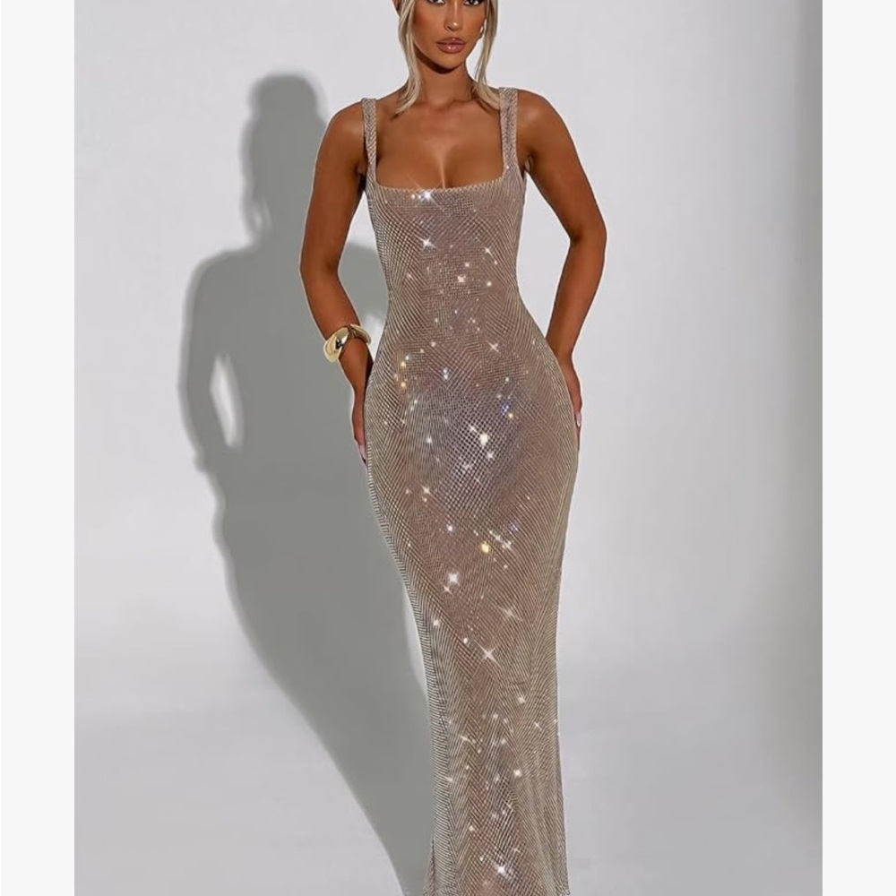 Elegant gold Evening Gown